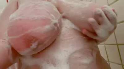 My crazy big soapy tits are so happy to be shown and be seen!
