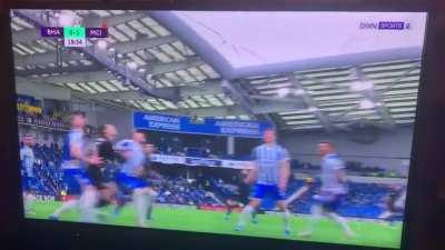 John Stones ‘foul’ vs Brighton
