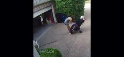 this is absolutely something i would’ve done as a child. (side note: can we talk about how strong she is. my weak ass arms would’ve failed me.)