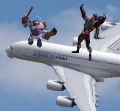 DROBEN TAKES THE PLANE WITH ALAN HIPSTER