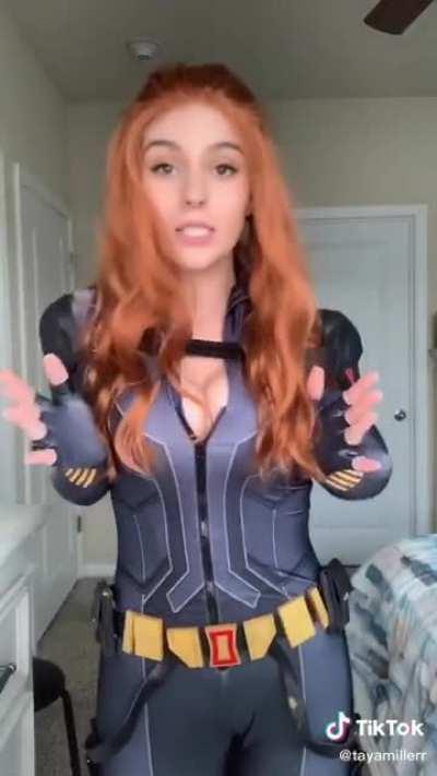 Black widow is a mood 🤤