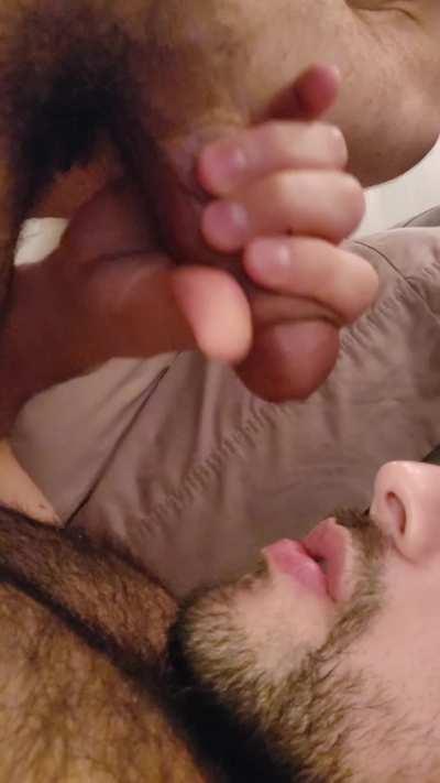 Gotta get my daily shots of brotien! 💦👅