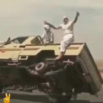 Changing the wheel of the car