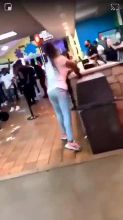 Chaos at the mini golf place