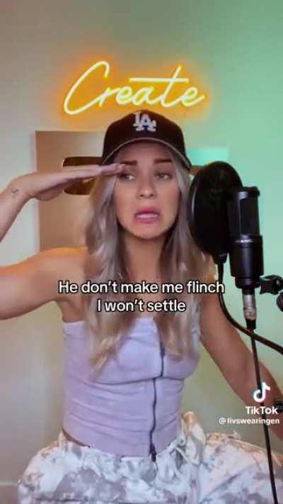 Her facial expressions are pissing me off, idk about you lot