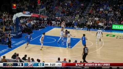 [Highlight] Aaron Gordon recovers for the rejection at the rim