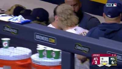 [Highlight] [Highlight] Sal Frelick hits a Sac Fly to Ronald Acuna to break the tie and give the Brewers a 4-3 lead