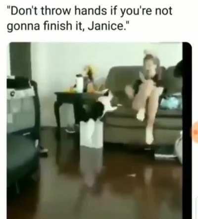 Don't start a fight you can't finish