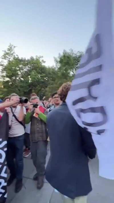 “you ever wonder, why you've never seen a baby pigeon?” NYC RALLY - 10/15/22