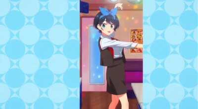 Cute anime girls dancing