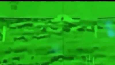 Duck flies in front of a TOW missile fired from a Bradley IFV. Rip.