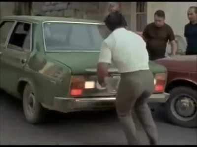 Franco Columbo lifting a car in Pumping Iron, the scene that got me into weight training