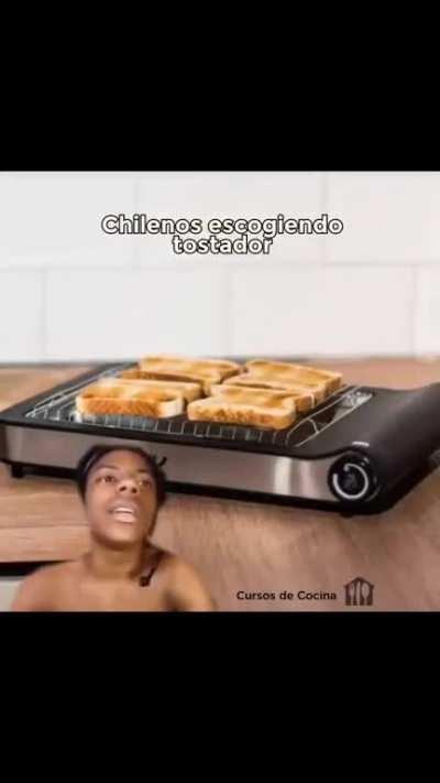Chilenos escogiendo tostador