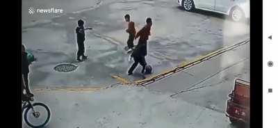 Firecracker + manhole = ???