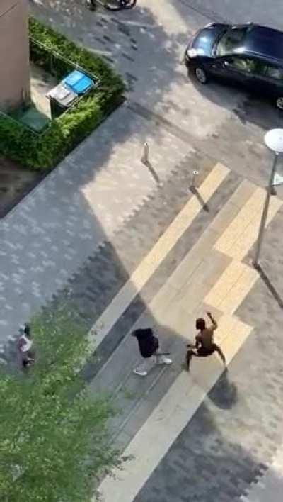 Knife attack in North Greenwich, London.