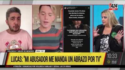 Mi abusador me manda un abrazo por TV