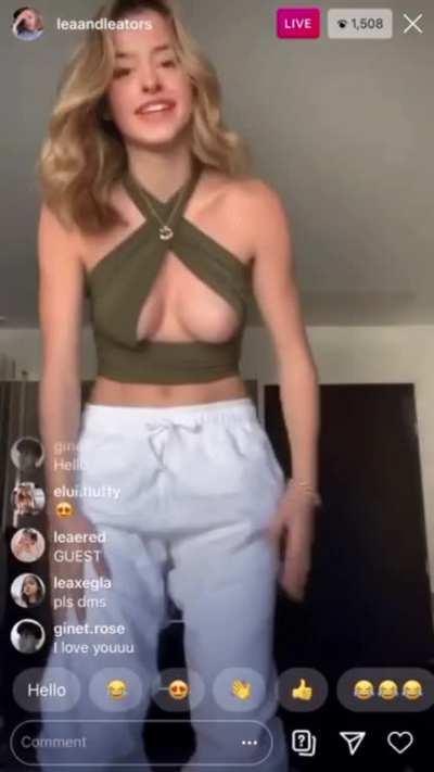 Lea Elui Intentional Nip Slip