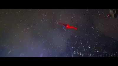 No Way Home final swing but its all three Spider-Men.