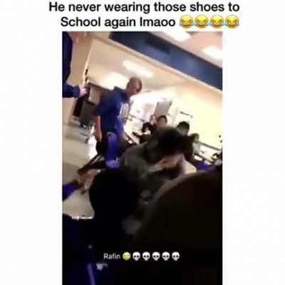 to wear light up shoes at school.