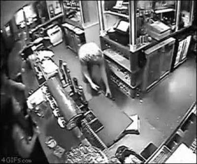 Not me, but this is why you don't text and walk.