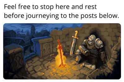 Take a rest, you've earned it