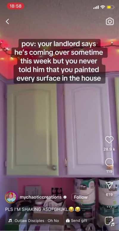 They justified it in the comments by saying they pay so much in rent. 