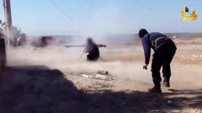 Video released by Jabhah al-Nuṣrah titled Clashes in the City of Mūrk – Rural Ḥamāh [Syria] (April, 2014)