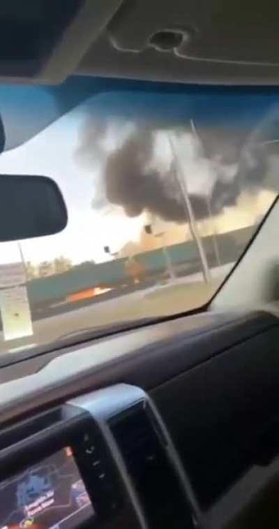 Train hits fuel truck near Del Rio Texas Air Force Base (Nov 15 2021)