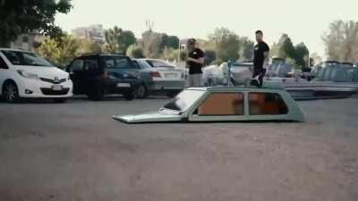 The World's Lowest Car.