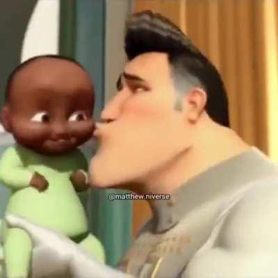 Mega mind baby throw