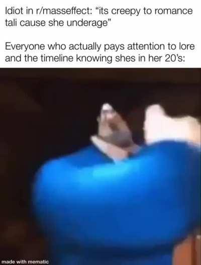 Im jumping on this wagon aswell, with a simple look at the timeline you can clearly see she is 22 otherwise we wouldn’t romance her