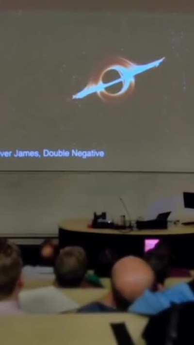 Kip Thorne explaining the reason why black hole in Interstellar looks different from the real image