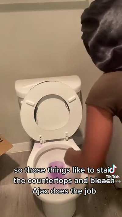 Necessary bathroom cleanse