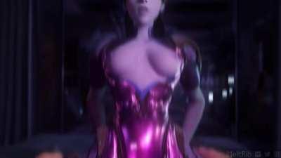 Widowmaker bounces up and down on your cock (sound on)