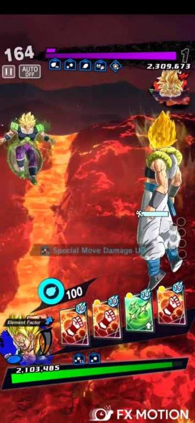 Attention to detail: Gogeta actually does not side step, it's a complete 360 twist, but he does it too fast to see it.