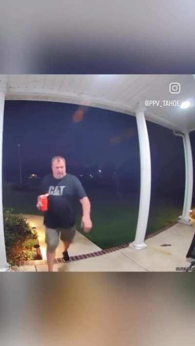 to walk in the house