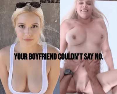 When you have a higher sex drive than most women, getting their boyfriend's to fuck you is easy