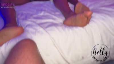 I teamed with my friend to do a demo throat competition while making cuck husband watch