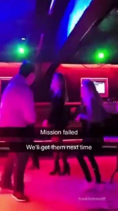 Chad impresses young women with his sleek disco dance moves on the colorful dance floor