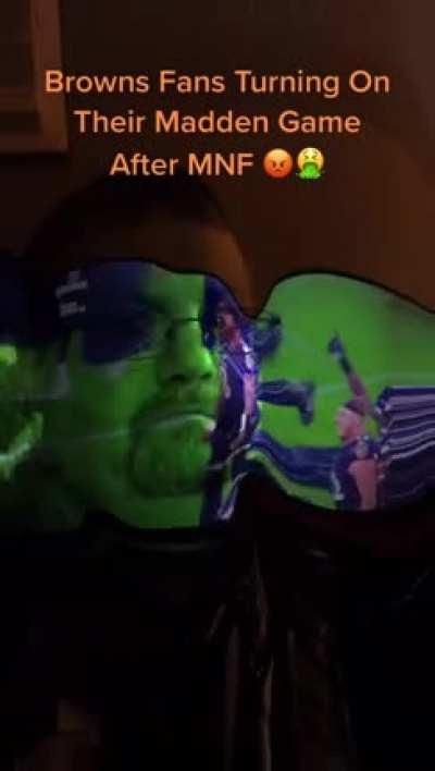 Browns fans logging in after MNF