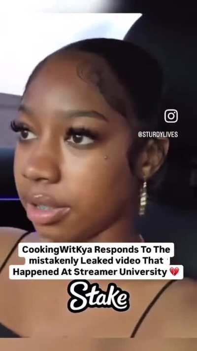 Her explaining the leaked video