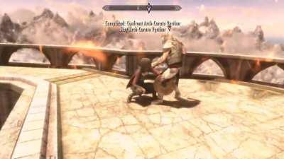 Bosses and high ledges don't mix well