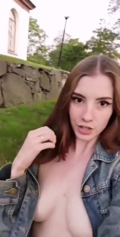 I'm probably going to hell for flashing my tits infront of church. Oh well! 😇