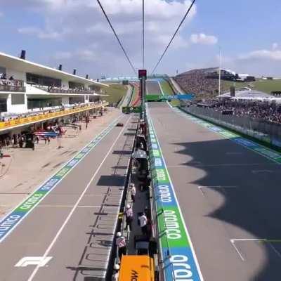 This Smooth Shot by the F1 Camera Operators at the American GP