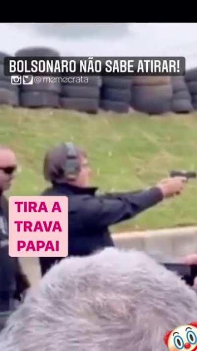 Conheça o militar que não sabe manusear uma arma