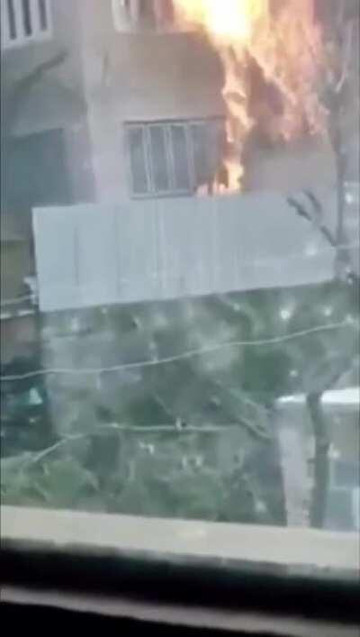 Yesterday a resident of Shopian took this video in which you can see how Indian military is setting civilian houses on fire using flamethrowers. India openly commits atrocities in Kashmir while world deliberately ignores it.