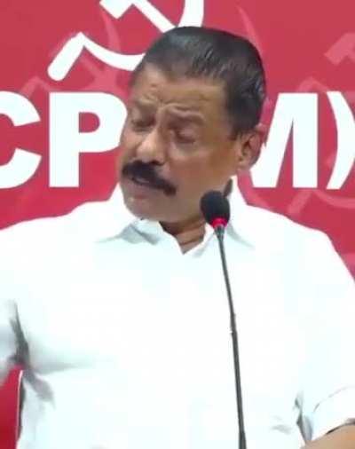 Journo: Is lord Ganesha a myth?
CPM Secretary Govindan: Yes ofcourse!

Journo: Is Allahu a myth?
Govindan: I didn't say all Gods are myths.