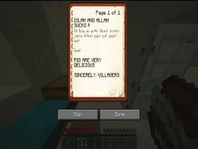 BRUH MINECRAFT AHMED BLOW UP INFIDEL VILLAGE الله أكبر الجهاد NO PORK 😡😠 🇸🇦🇸🇦