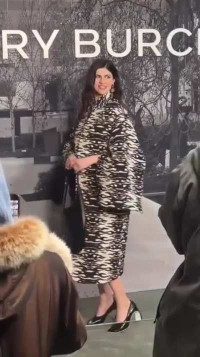 Alex at the Tory Burch Fashion Show in NYC - 2/10/25