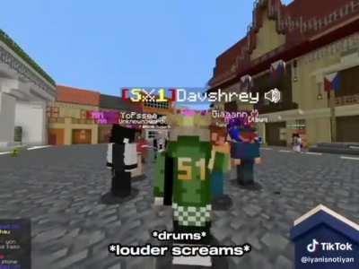 What is happening in Minecraft bruhð